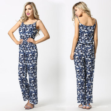 Mulheres Moda Impressão Pant / Jumpsuit